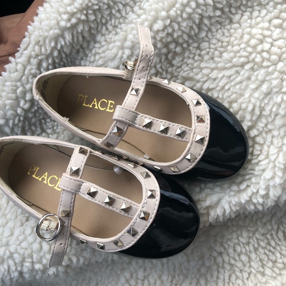 Other - Black nude rockstud toddler flats 😍 Other - Black nude rockstud toddler flats 😍